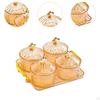 Divided Platter for Dried Fruits And Snacks Ideal Celebrations