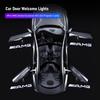 4Pcs Car Projector Lamps HD LED Door Welcome Lights Accessories For Mercedes Benz AMG GLE GLS CLA CLE GLC CLS GLA W223 Valve Cap RZ0