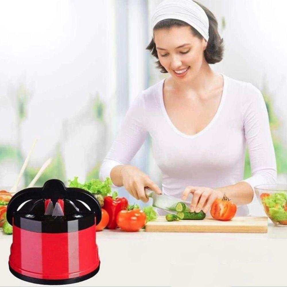 

2pcs Tungsten Steel Whetstone with Suction Cup Sharpening Stone Household Knife Sharpener Scissors синій