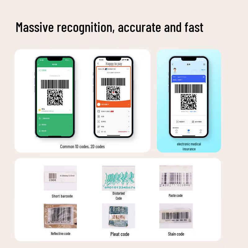 Deli Barcode and QR Code Scanner