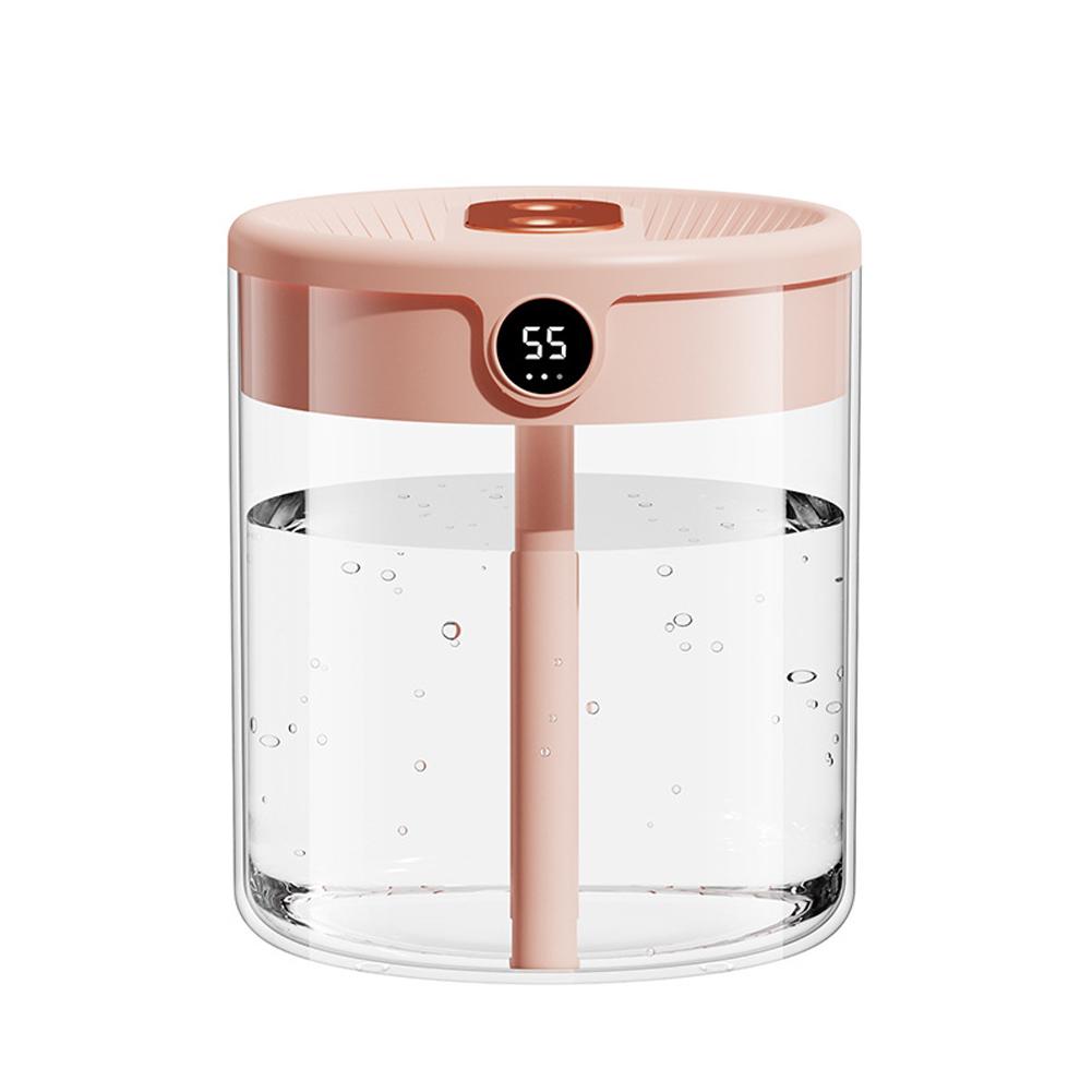 2L Dual Spray Luftbefeuchter USB Ladung Große Kapazität Intelligente Nachtlicht Digital Display Haushalt Stumm Zerstäuber