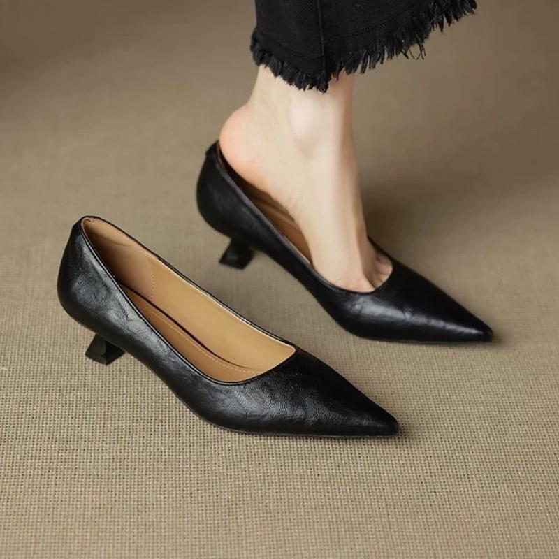Fashion Women Pointed Toe High Heels Shoes Sexy Luxury Loafers Dress Party Heeled Shoes 2025 Elegant New Autumn Women Pumps Zapatillas