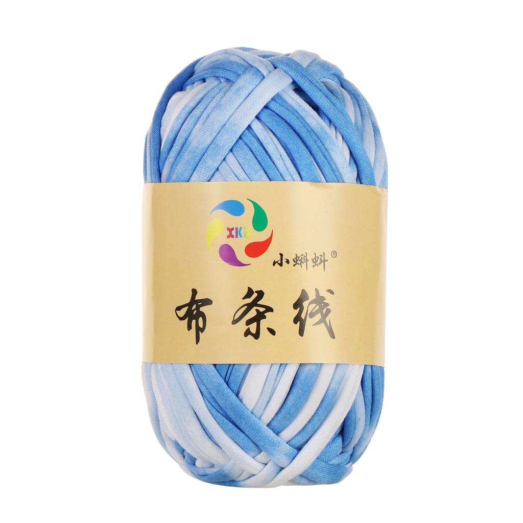 Needlework Knitting Crochet Yarn Printed Fabric Strips Line Colorful Segment Dyed Fabric Strips Line Handmade Diy Knitting Yarn Ball