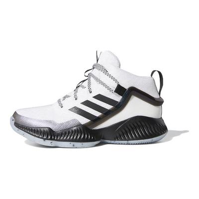 Lockdown J Zapatillas de Baloncesto para Niños de Caña Media Antideslizantes Duraderas Zapatillas para Niños Blanco Negro GZ3084