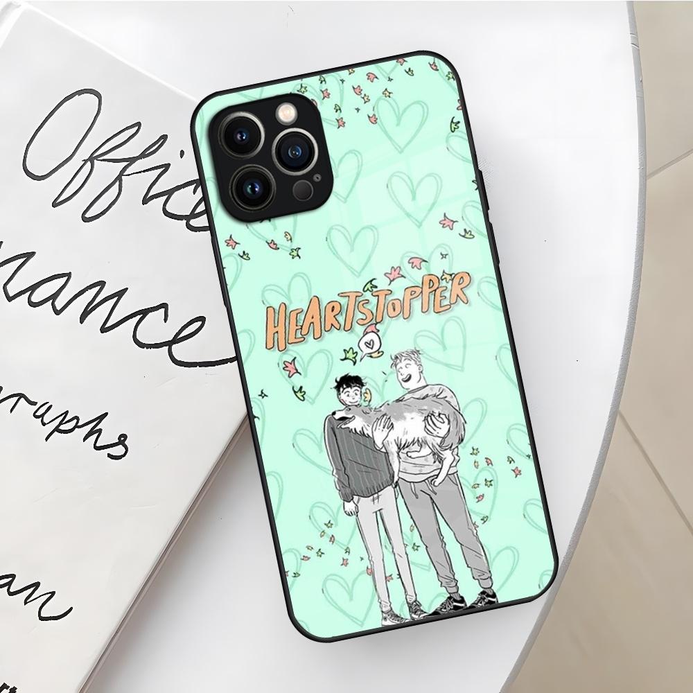 

H-HeartstopperSE Phone Case for Iphone 17 16 Air 15 14 12 11 13 Pro Max Mini X Xr Xs Se Puls glass Cover iPhone17