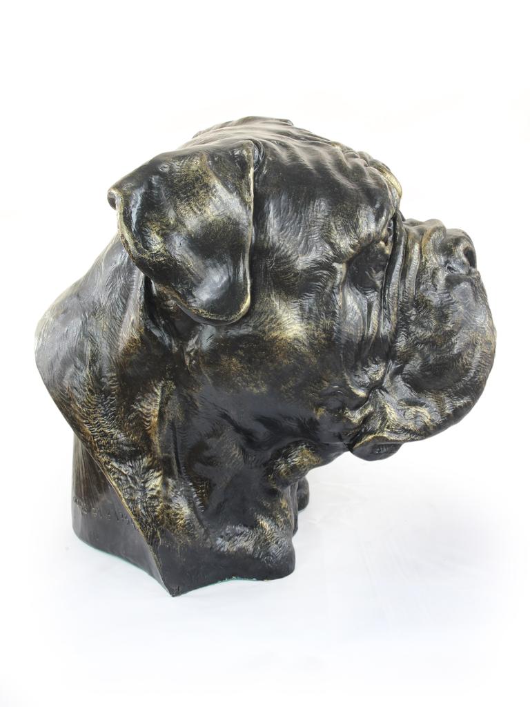 Bullmastiff, Bulmastif - Popiersie Psa, Duża Głowa Psa Do Ogrodu, Unikatowa Ozdoba Salonu Marki Art-Dog