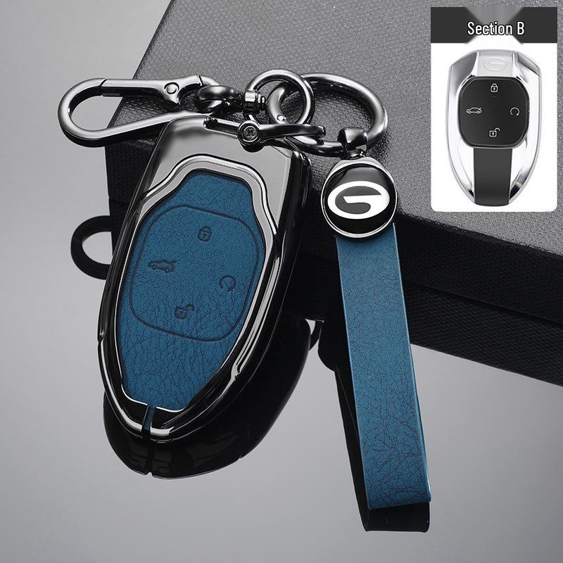 Metal Key Case Protective Cover for GAC Trumpchi Models: GS4, GS3, GS5, GS7, GS8, GA3S, Vision, GA4, GA6.