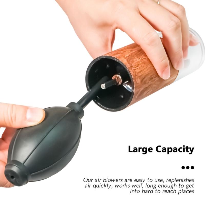 Cleaning Dust Removal Bellows Blowing Balloon with Brush Set for Kitchen Supplies Keep Coffee Machine Clean Coffee Tool