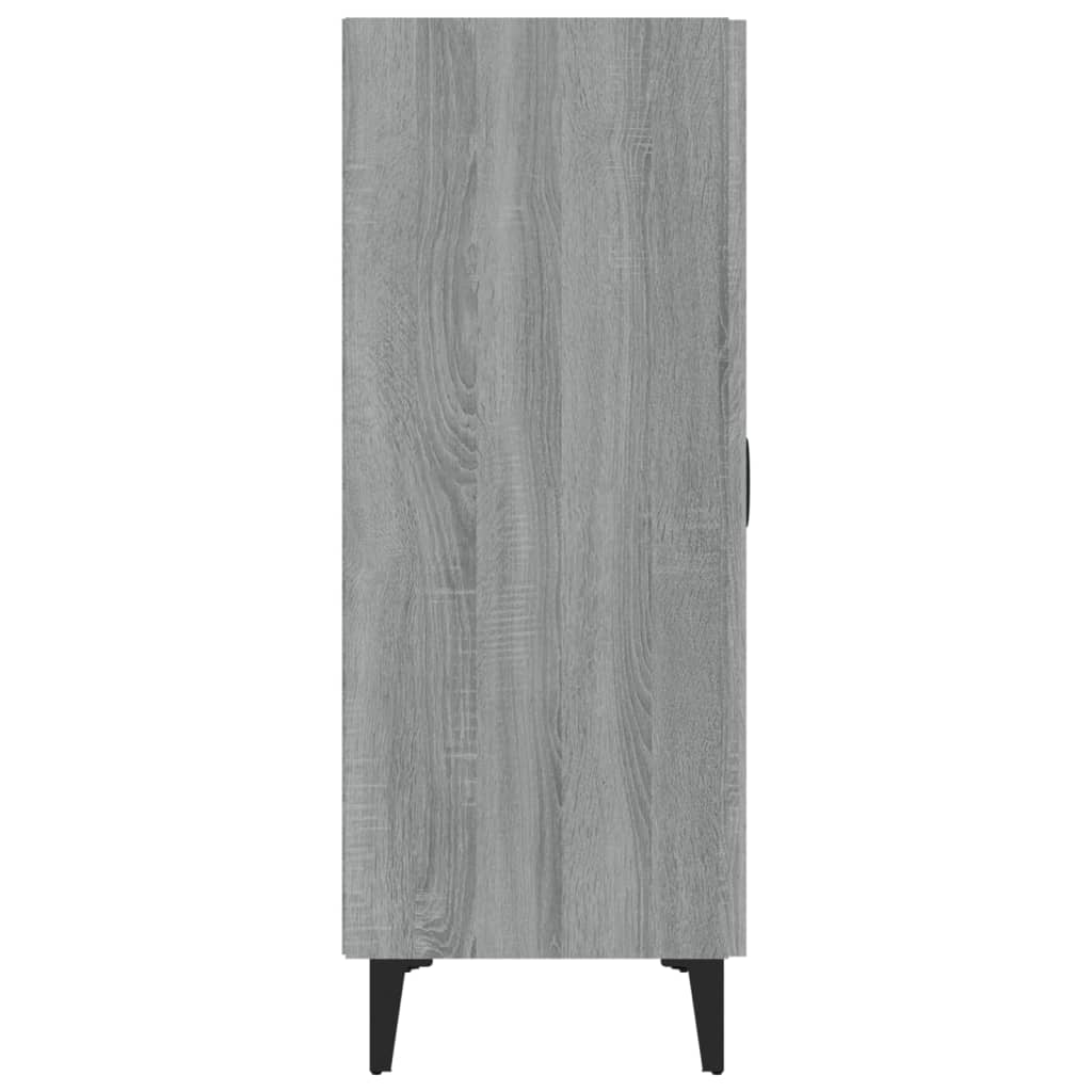 Vidaxl Szafka, Szary Dąb Sonoma, 70X34X90 Cm, Materiał Drewnopochodny