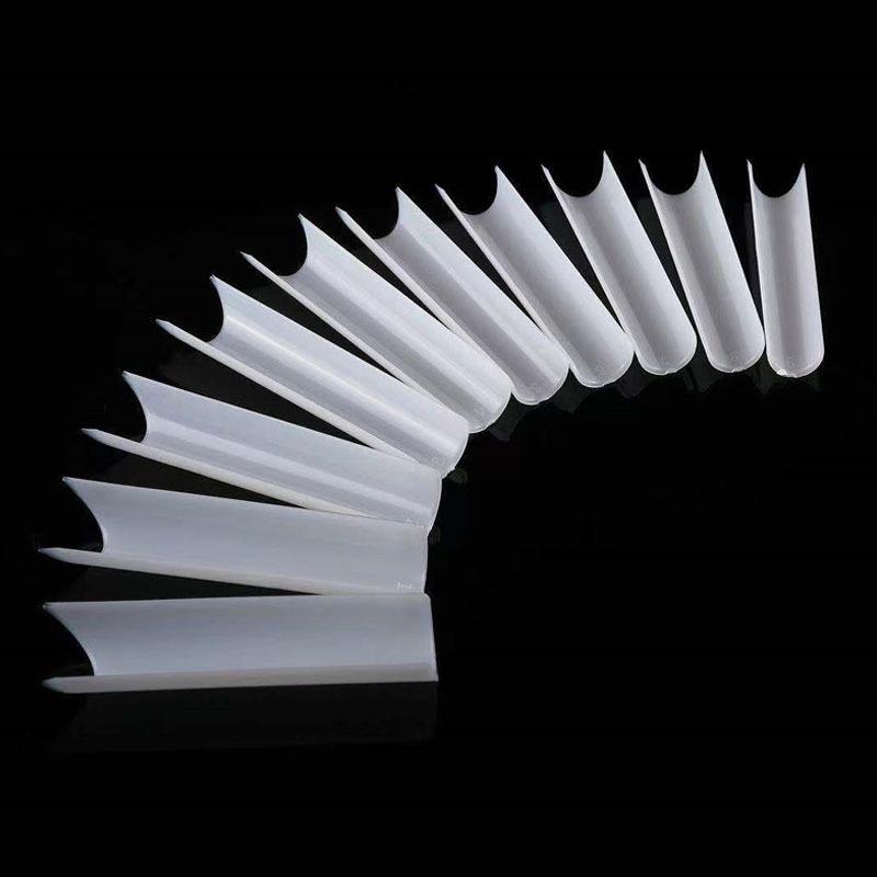 French Style Bamboo-Curve Nail Tips, 200 Pcs Box