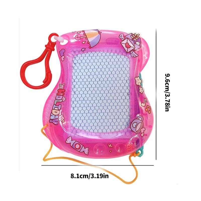 Reusable Doodling Pads Magnetic Drawing Tablet Portable Keychain Art Board Set Magnetic Art Board Perfect for Kids Travel