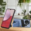 For Xiaomi Poco F7 Ultra 5G/Xiaomi Redmi K80 Pro 5G Case with K-Shaped Kickstand Leather Phone Back Cover