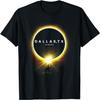 Solar Eclipse 2024 Seen from Dallas Texas Cowboy On A Horse T-Shirt