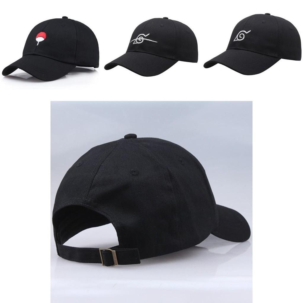 Stylish Anime Baseball Cap For Men And Women With Uchiha Emblem Embroidery