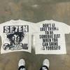 Summer Unisexs Letter Money Retro Print Neutral 100 Pure Cotton Round Neck Short Sleeved Street Hiphop Soft Breathable Tshirt