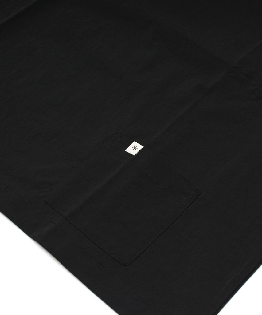 Snow Peak Root Women's Pocket Short Sleeve T-Shirt, Medium, Black