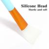 2PCS Silicone Mask Applicator Tool Face Mask Brush Soft Silicone Facial Mud Makeup Brushes Face Mask Beauty Tool Hairless Spatula Applicator Tools