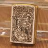 ZORRO 902 Exquisite Pixiu Kerosene Windproof Lighter with Gold Edge Trim