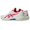 Asics GAME FF Tennis Size 102 Size Cm CLAY/OC Shoes, 1042A282, Women's, (Cream/Bright Rose), E, 24.5