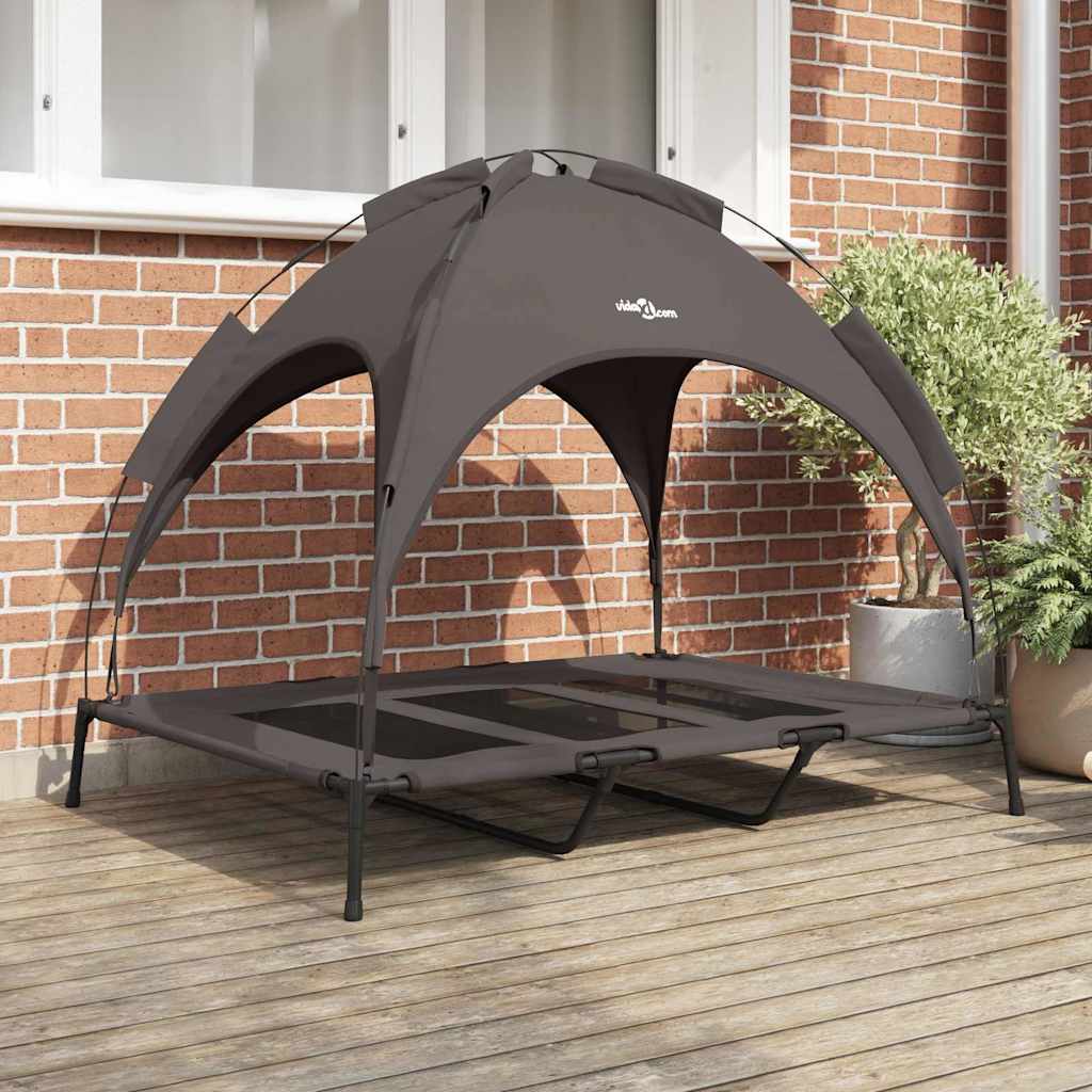 Haustierbett Braun 122 x 93 x 106,5 cm Stahl