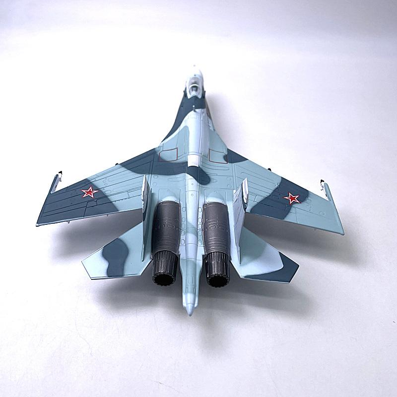 Jason Tutu Aircraft Model Plane Russian Air Force Fighter Sukhoi Su-27 Diecast 1:100 Scale Metal Planes Dropshipping
