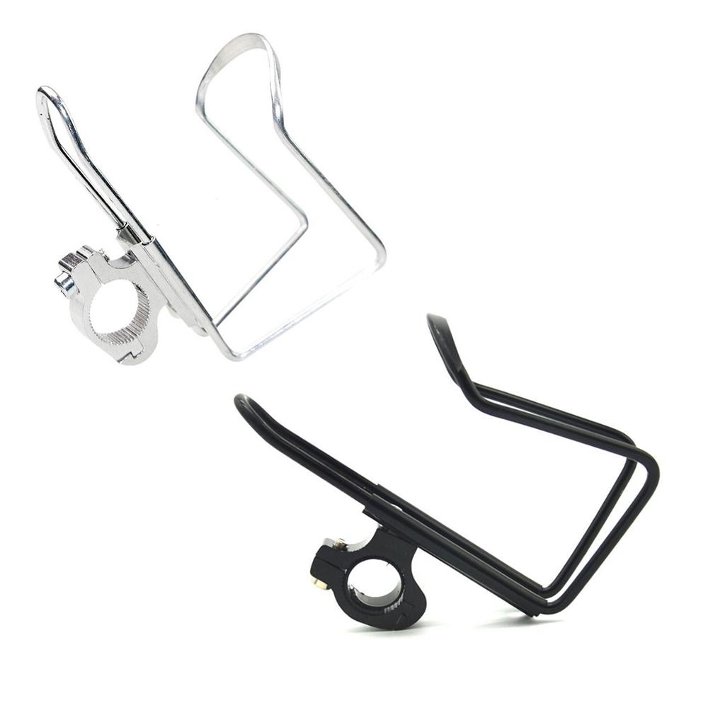 Black Buckle Motorcycle Aluminum Alloy Water Cup Holder Exterior Parts Car