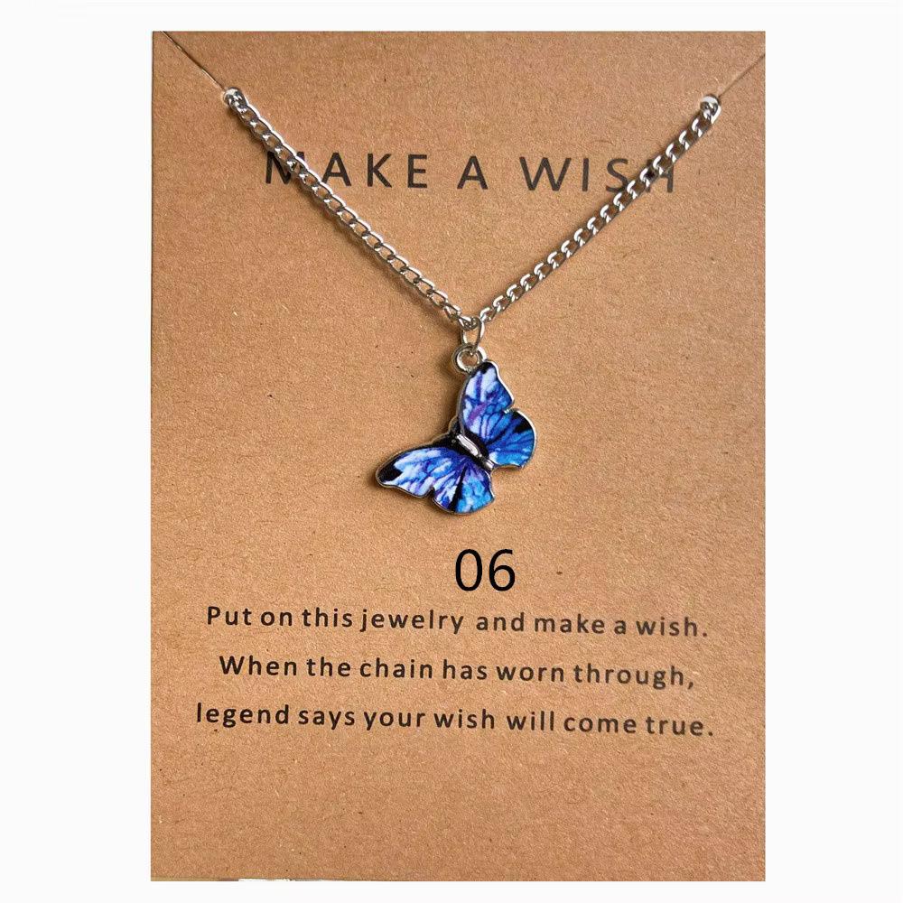 Bohemian Cross-Border Creative Butterfly Wing Pendant Necklace