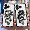 Ink Wash Painting Dragon Clear Phone Case For Realme 15 5 6 7 7I 8 8I 9 9I 10 11 12 NOTE 70 C75 C71 C67 C65 C55 C53 C35 C33 Case