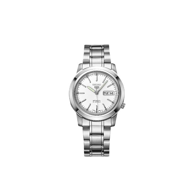 Seiko 30M Waterproof Automatic Mechanical Movement Watch 38Mm Men watches Silver SNKE49J1 Silver Watch Case