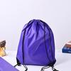 In Stock Custom Logo Polyester Sports Drawstring Backpack