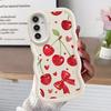 Case for Samsung Galaxy A14 A52 A13 A11 A15 A12 A21s A16 Soft Phone Cover A05 A23 A53 A03 A33 A22 A06 A04 Red Lovely Cherry
