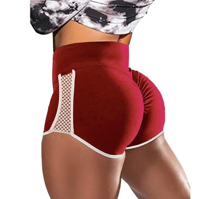 Vrouwen sportshorts sexy hoge taille heuplift buik aanscherping holle push-up yogashorts