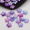 20PCS 10mm DIY Jewelry Making Starry Color Craft Loose Spacer Beads 3D Sakura Petal Flower Delicate Jewelry