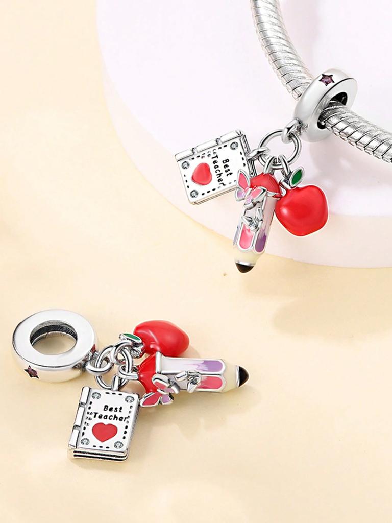 Charms Plata Copper Colors Christmas Gift Strawberry Boots Bead Pendant For Original Bracelet For Women Diy Jewelry Love Gift