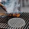 Grătar de Foc Inferior din Fontă 155mm pentru Grătar cu Cărbuni Înlocuire Placă Rotundă de Căldură BBQ Ideal pentru Camping Picnicuri Grătare Rapid