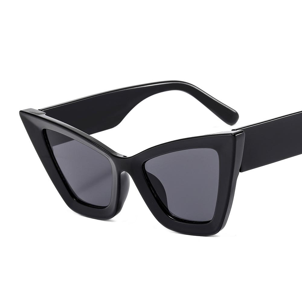 2024 New Fashion Unique Uv400 Personality Shades Sunglasses Custom Logo Men Women Trendy Color Pattern Cat Eye Sunglasses