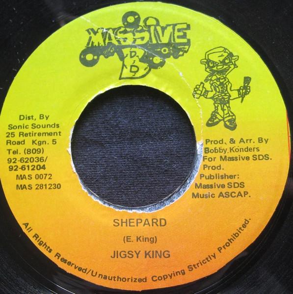 

7inch Record JIGSY KING - Shepard MAS0072 Massive B US Reggae, Ska & Dub Used