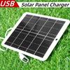 5V3W Flexible Solar USB Charger with Cable for Outdoor Camping