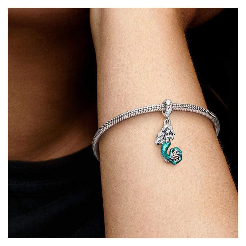 Pandora Disney's Little Mermaid Ariel 925 Silver Jewelry Accessories Women's Silver 792695C01