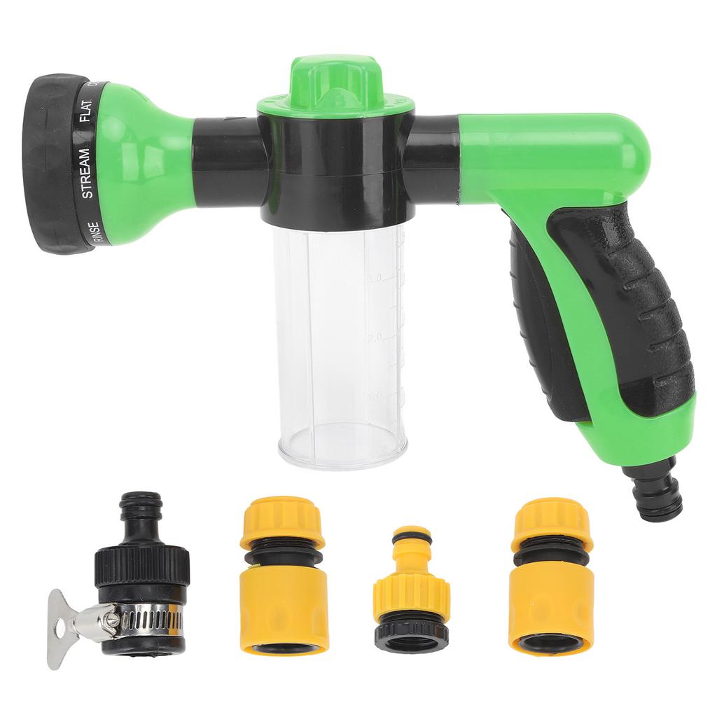 Dog Wash Hose Attachment Ergonomic Pet Wash Hose Spray Nozzle with Thicken Soap Dispenser Bottle