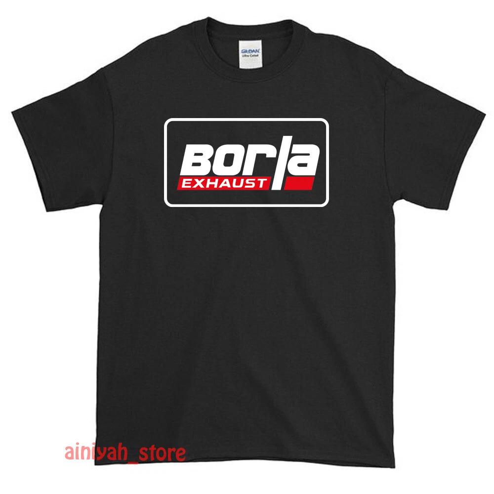 New BORLA Exhaust Racing Logo Men s Funny T shirt USA Size S-XXL XL