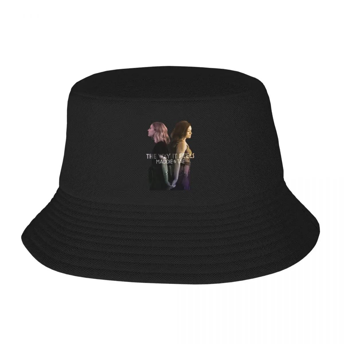 New Maddie And Tae The Way It Feels Sticker Bucket Hat Cap Unisex Vintage Caps Women Unisexs
