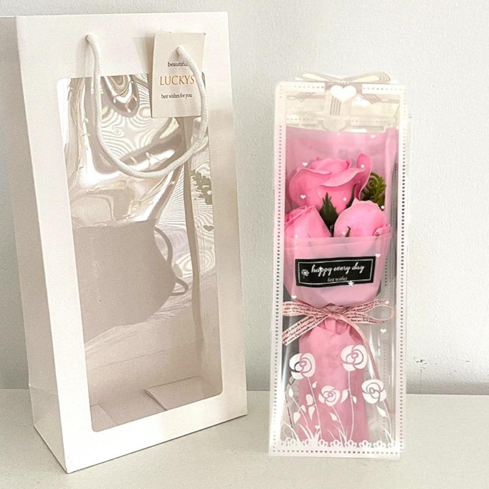 Gift Packing Roses Artificial Flowers Artificial Decorations Gift Packing Roses Wedding Decor