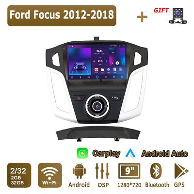 Android Carplay Car Radio For Ford Focus 2012-2018 Multimedia Player Head Unit Stereo GPS Navigation BT WIFI 2+32GB