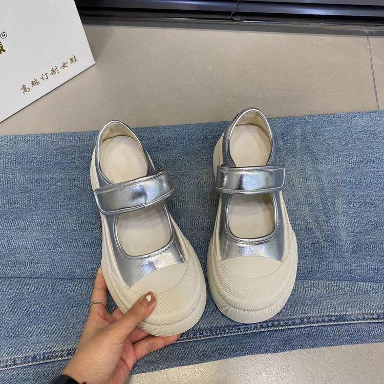 2025 Spring New Soft Girl Lolita Jk Japanese Single Shoes Platform Heightening Loafers Mary Jane Small Leather Shoes Women