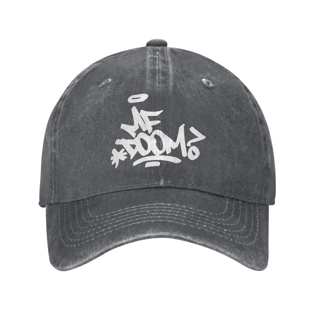 MF DOOMS Trucker Hat Accessories For Unisex Baseball Cap Vintage Headwear Sun Caps Adjustable