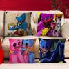 H-Huggy W-Wuggy Pillow Anime Pillow Sofa Bed Head Pillow Cover Cushion Cover 45x45 Cm Fashion
