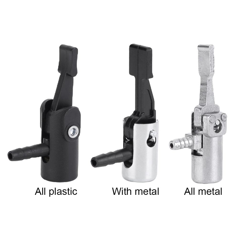 Air Compressor Nozzle Plastic/Metal Tyre Inflator Valve Fast Inflating Tire Air Chuck 6mm for 5-6mm Vehicle Automobile Air Hose