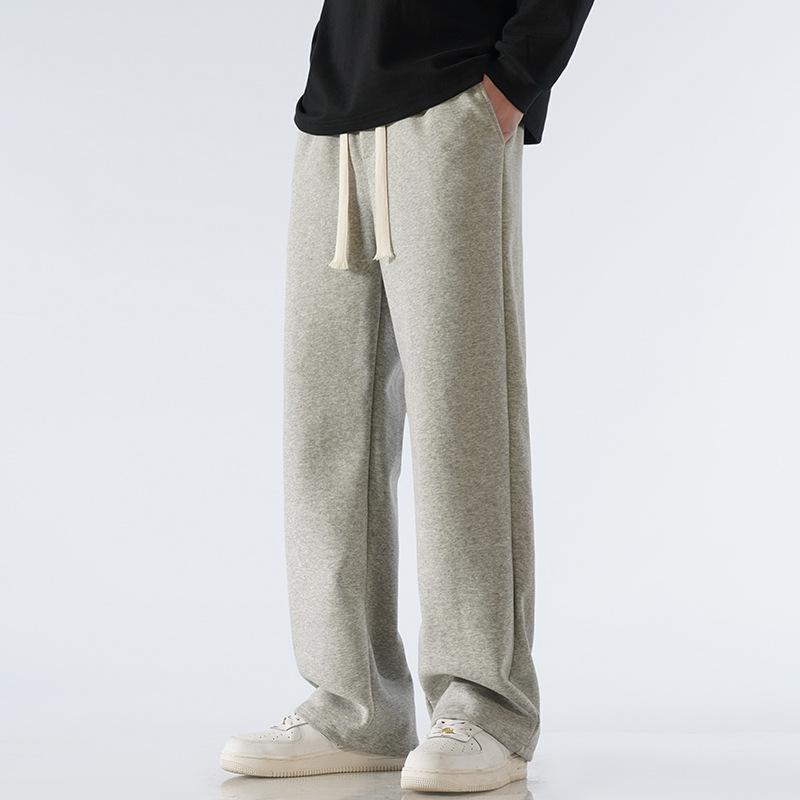 Sweatpants Men's Spring and Autumn Loose Simple Fashion Straight Casual Pants Versatile Sports Pants Boys