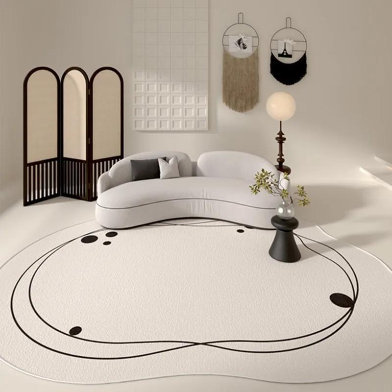 Living Room Carpet Home Decoration Luxury Modern Rug Big Size Irregular Floor Mat Anti-Slip Bedroom Large Area Rugs
